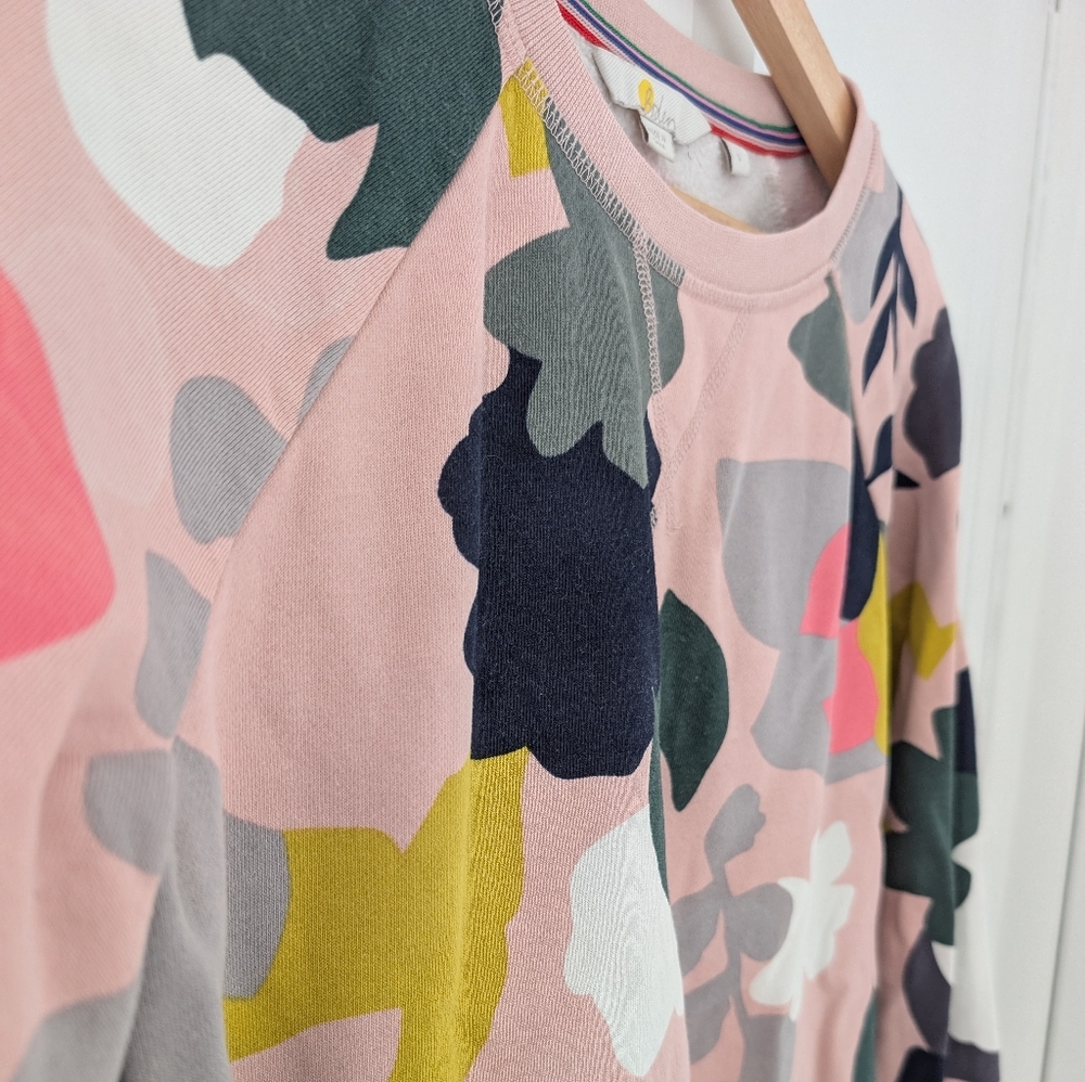 Boden Multicolor Floral Crew Neck Sweater - Picture 4 of 5